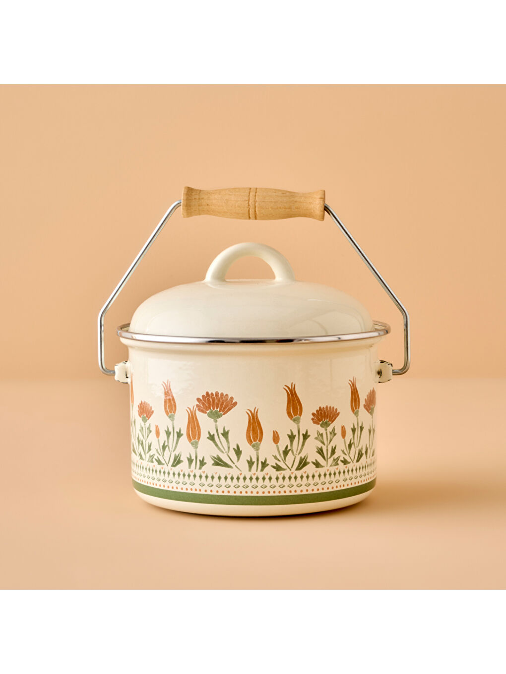 Karışık Tulip Emaye Bakraç (2 lt)