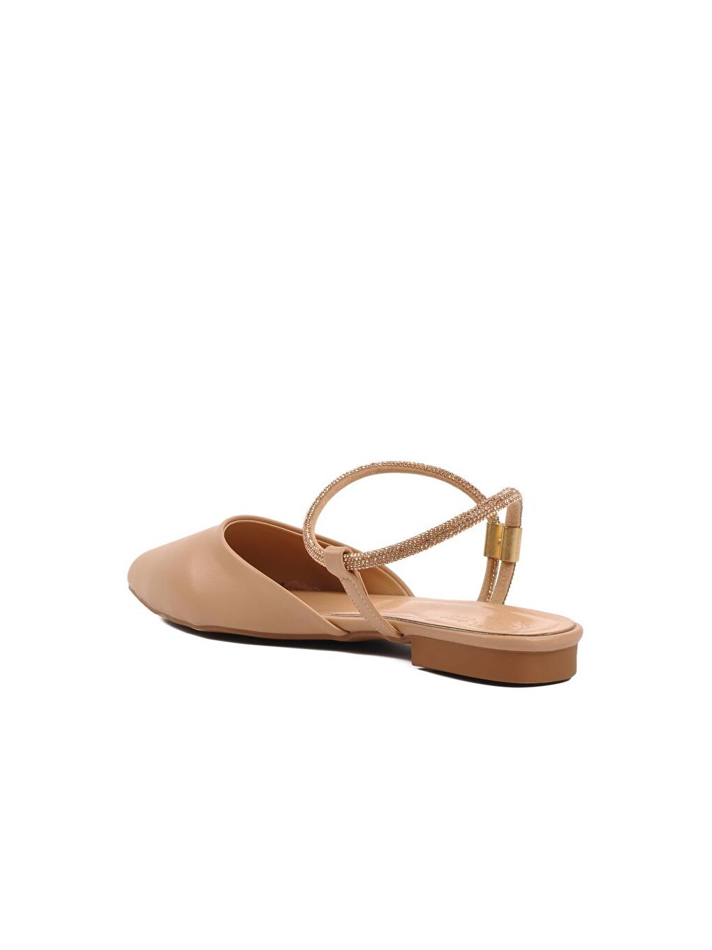 Bej K07 Nut Kadın Abiye Ayakkabı-3