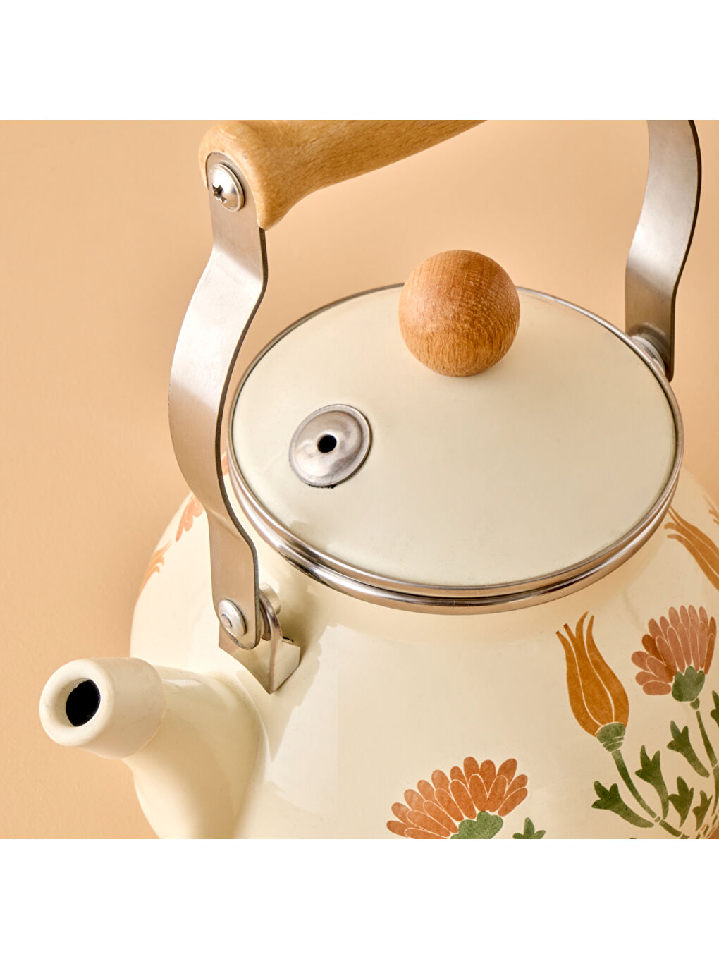 Karışık Tulip Emaye Demlik (2 lt)-1