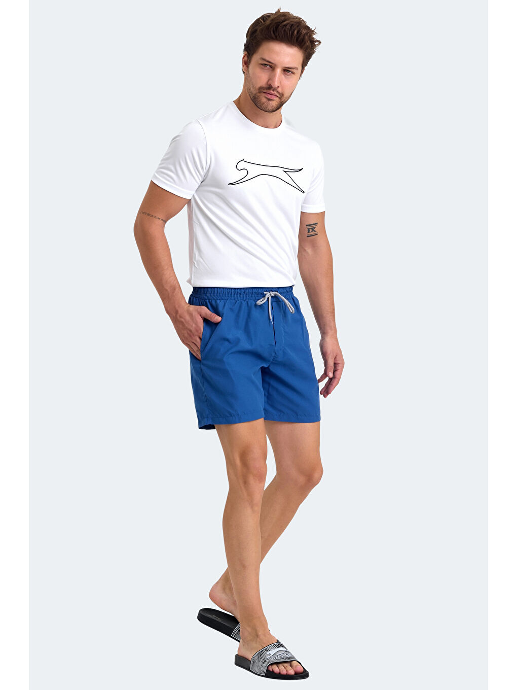 KALIDAS IN Erkek Saks Mavi Mayo-5