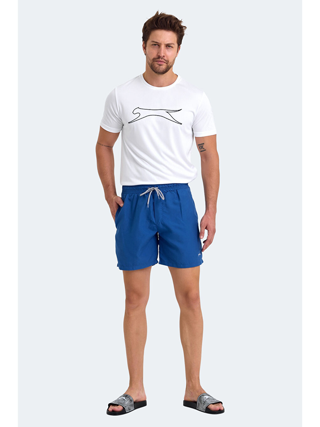 KALIDAS IN Erkek Saks Mavi Mayo-6