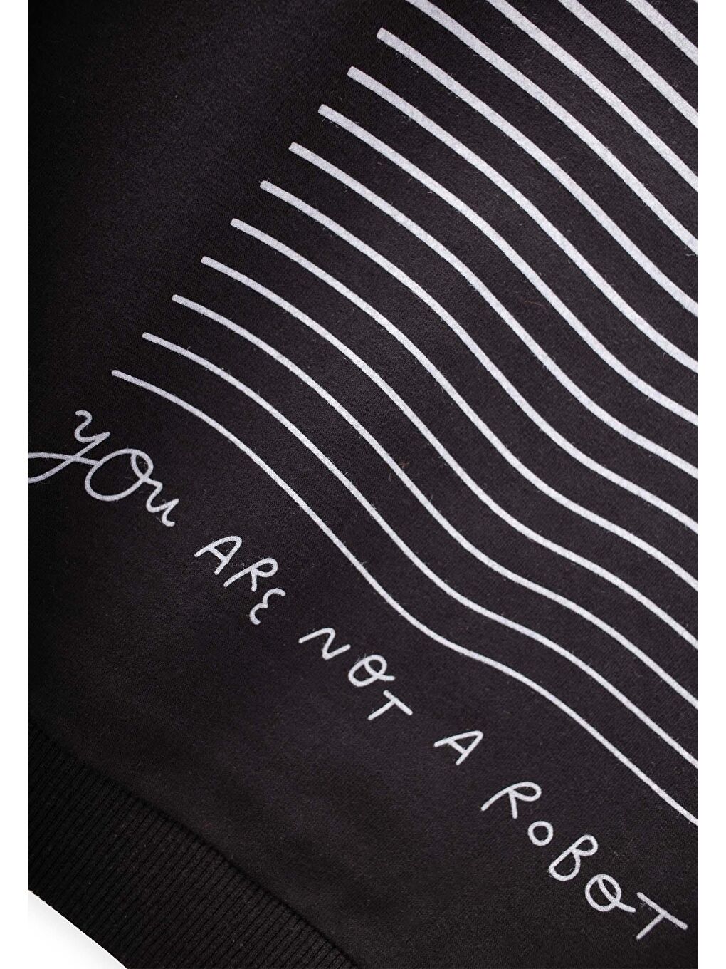 Baskılı Sweatshirt 4-12 Yaş Siyah-2