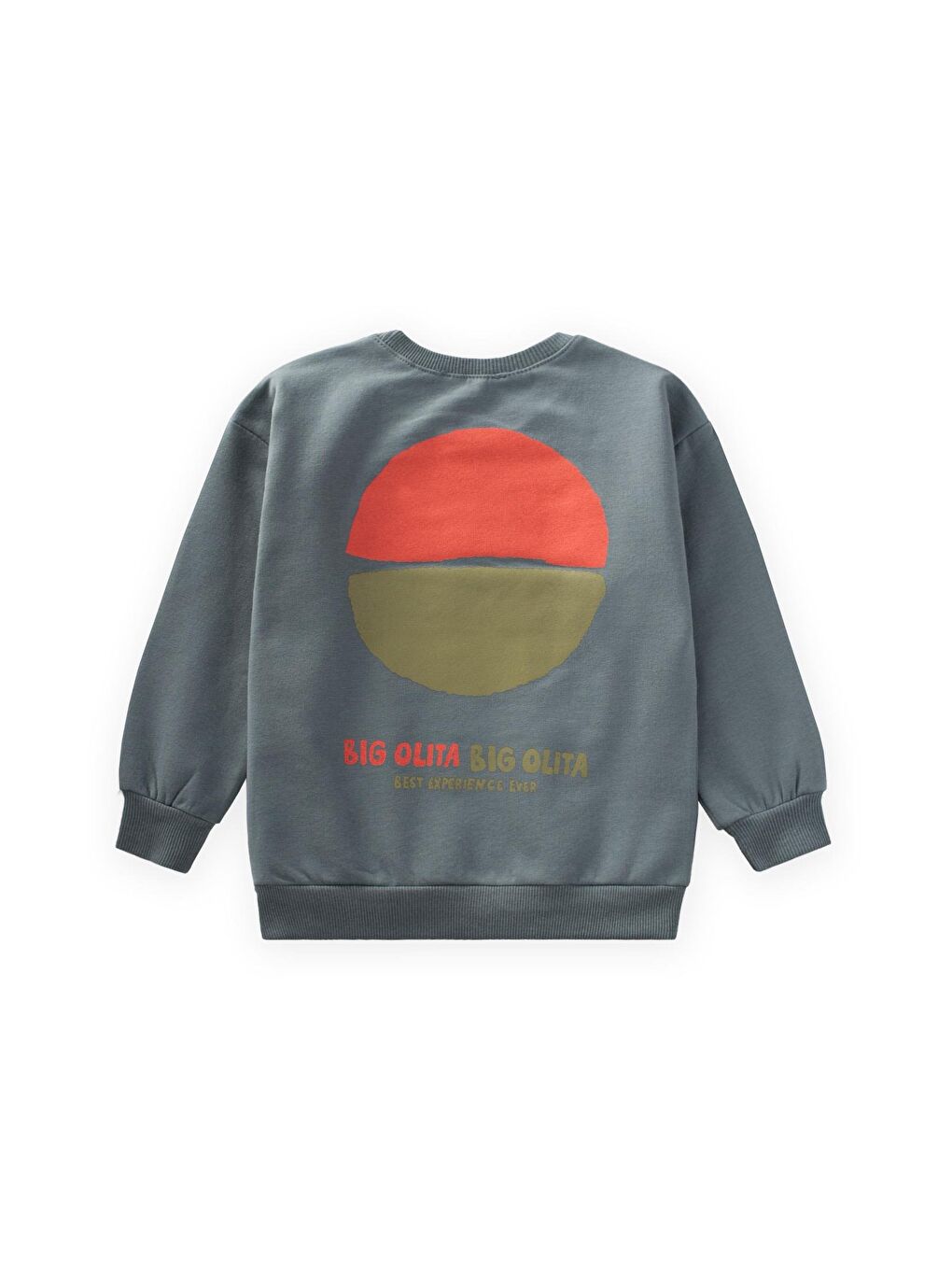 Bıg Olıta Baskılı Sweatshirt 2-10 Yaş Çağla Yeşili-1