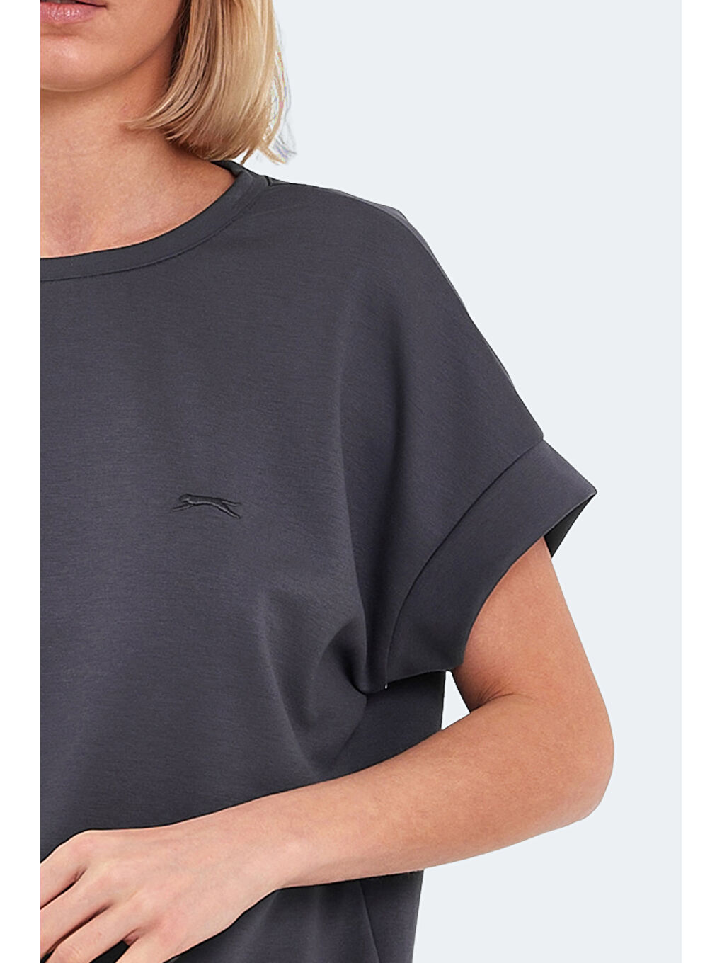 VINKO I Kadın Koyu Gri Tişört-3