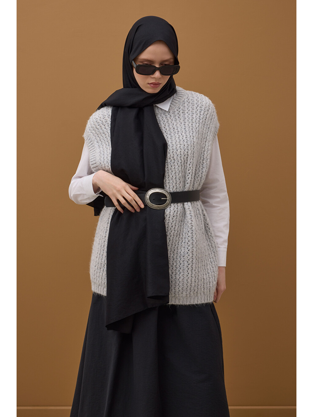 Soft Kraş Şal Siyah