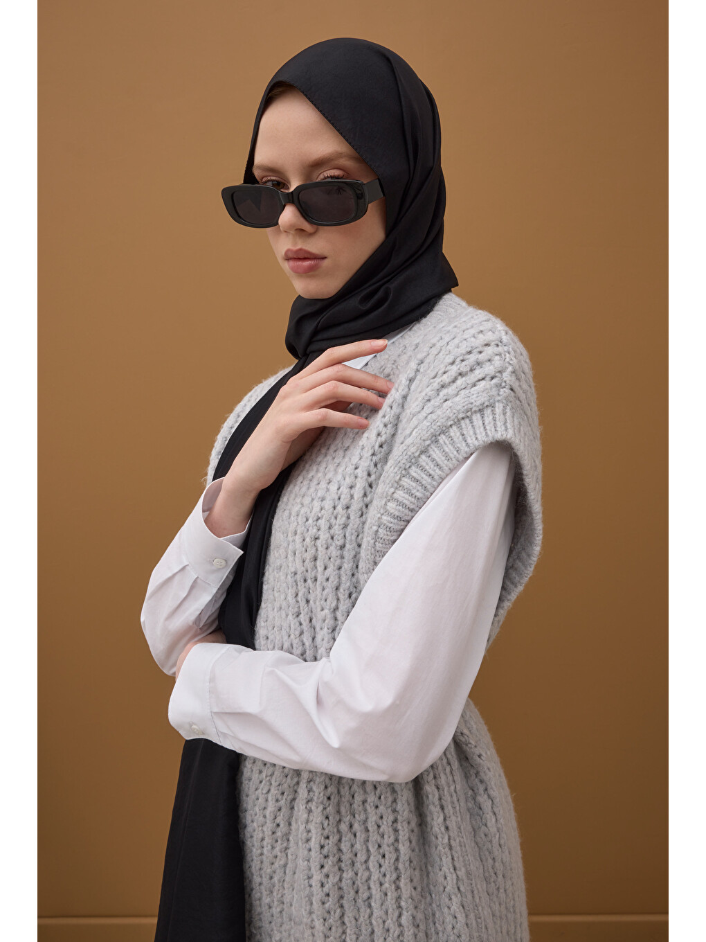 Soft Kraş Şal Siyah-2