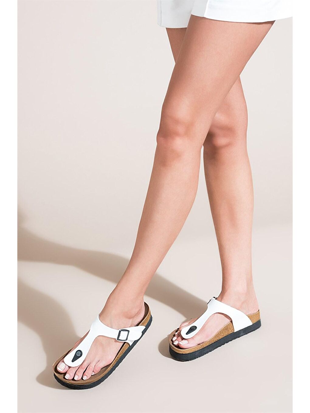 B777731009 Beyaz Kadın Terlik