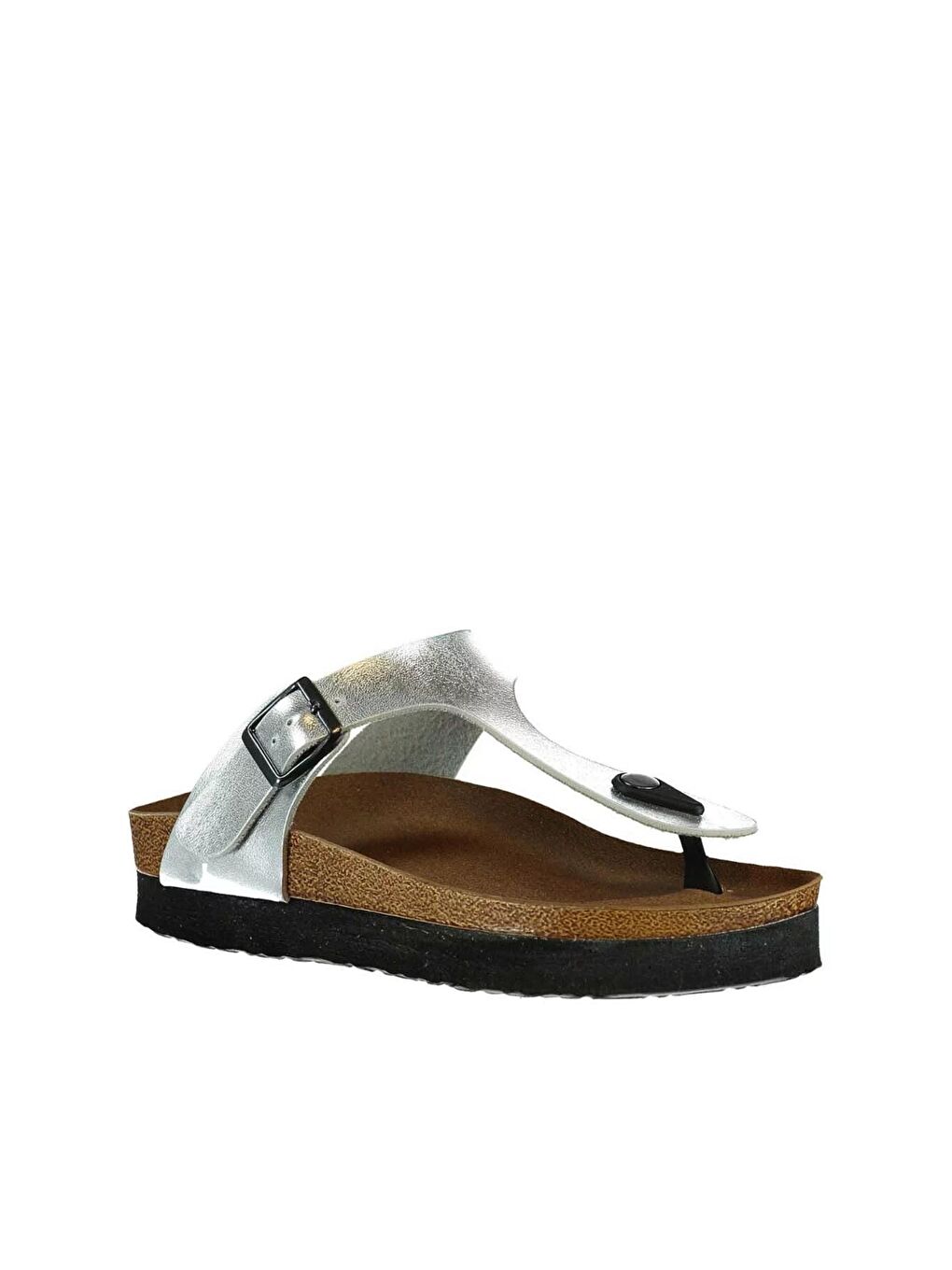 Gri B777731009 Lame Kadın Terlik-1