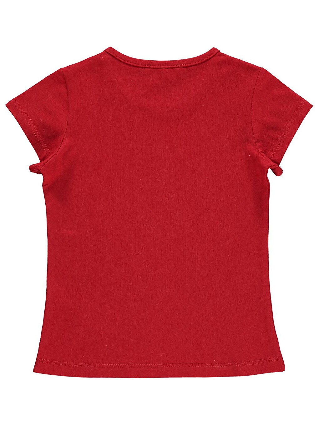 Girls Basic 2-5 Yaş Tişört - Kırmızı