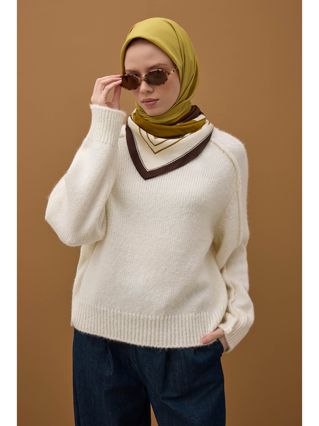 Soft Kraş Eşarp Asit Yeşili-2
