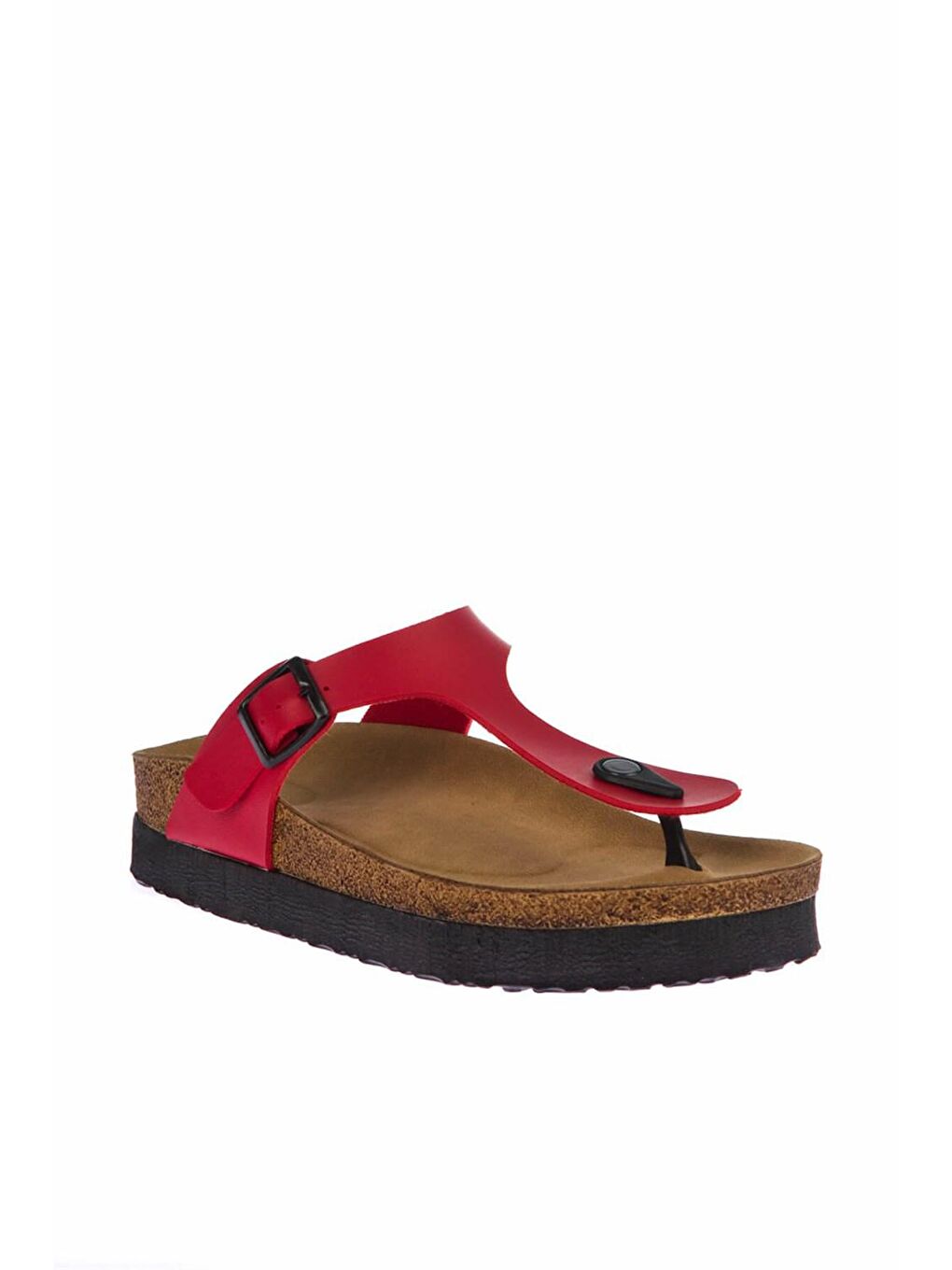 B777731009 Kırmızı Kadın Terlik-1