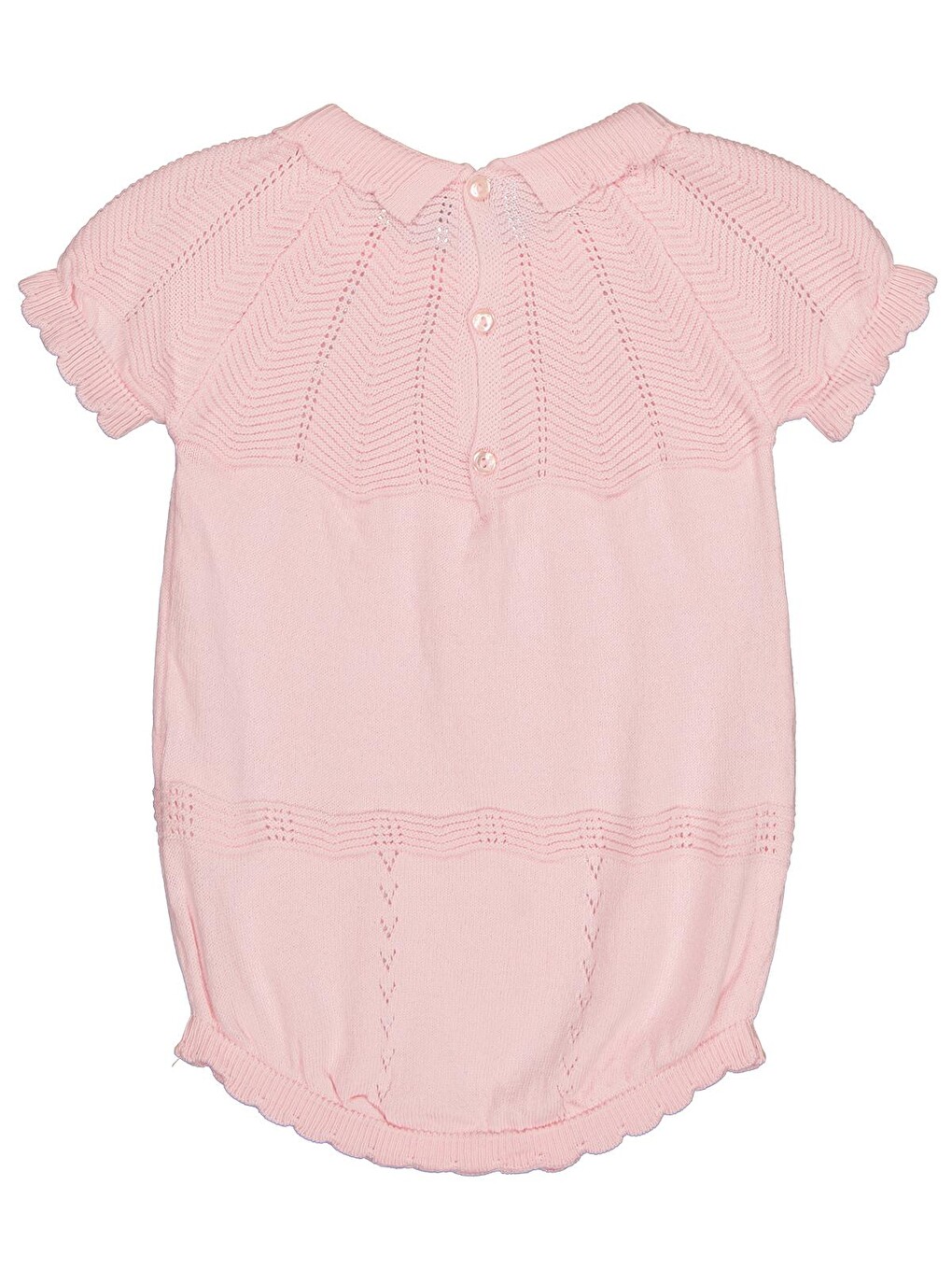 Beybek Triko 1-6 Ay Çıtçıtlı Badi - Pembe-1
