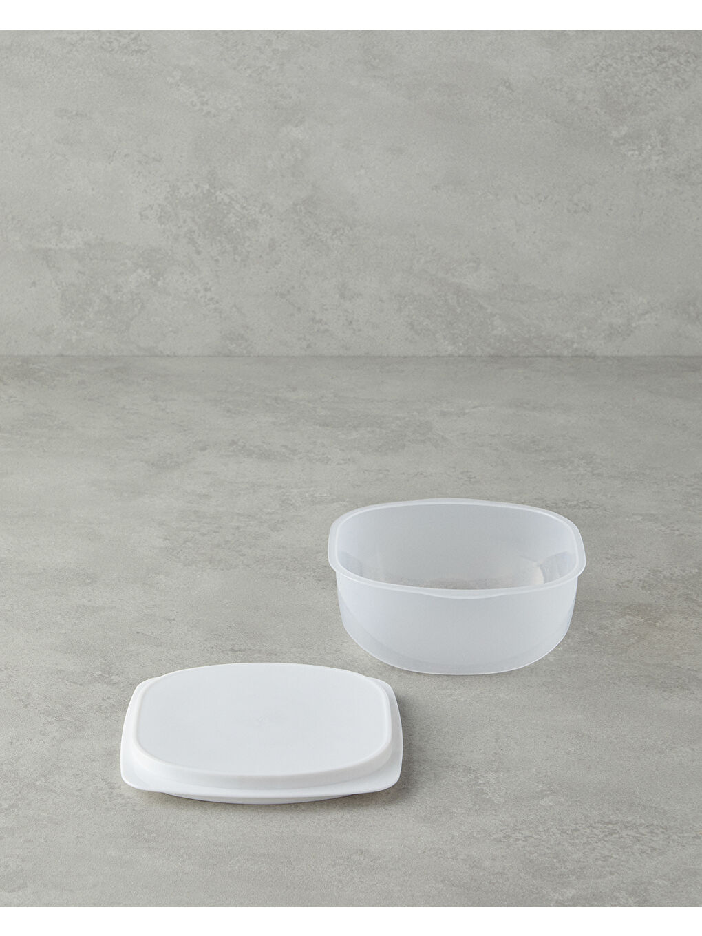 Morgan Plastik Saklama Kabı 16x16 cm Beyaz-1