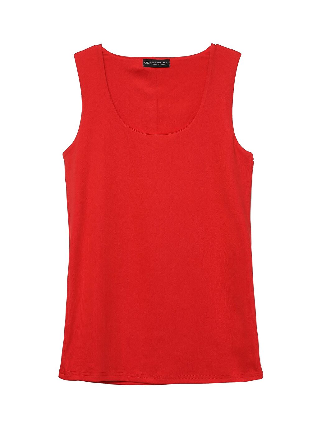 Kalın Askılı Basic Bluz Kırmızı-1