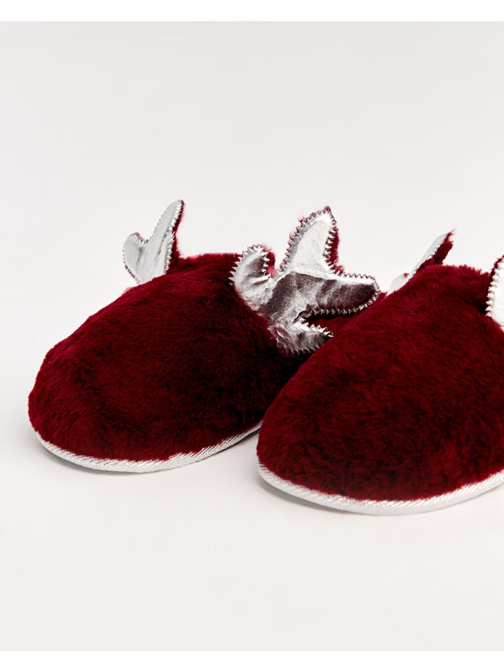 Bordo Kadın Figürlü Terlik - MOUSE-1