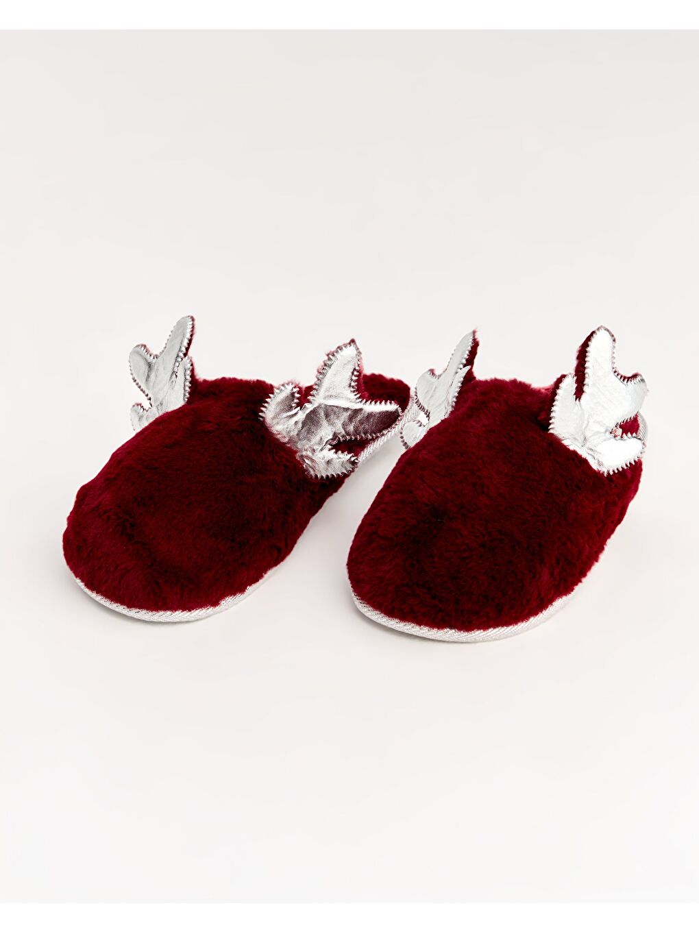 Bordo Kadın Figürlü Terlik - MOUSE-4