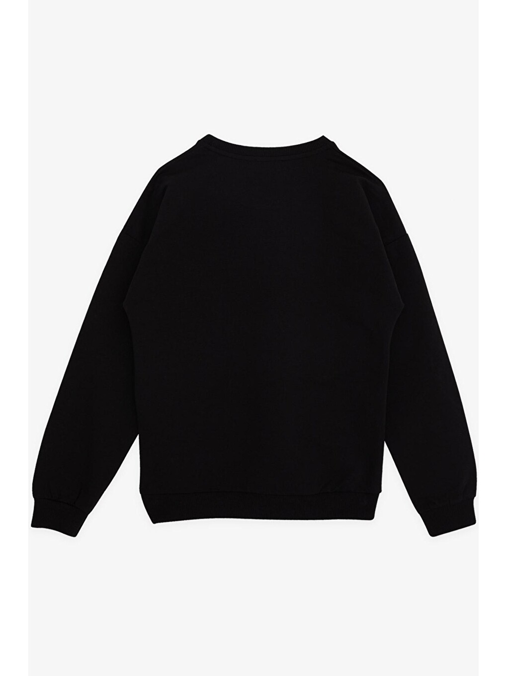 Kız Çocuk Sweatshirt Şaşkın Kız Baskılı Siyah (9-14 Yaş)-1