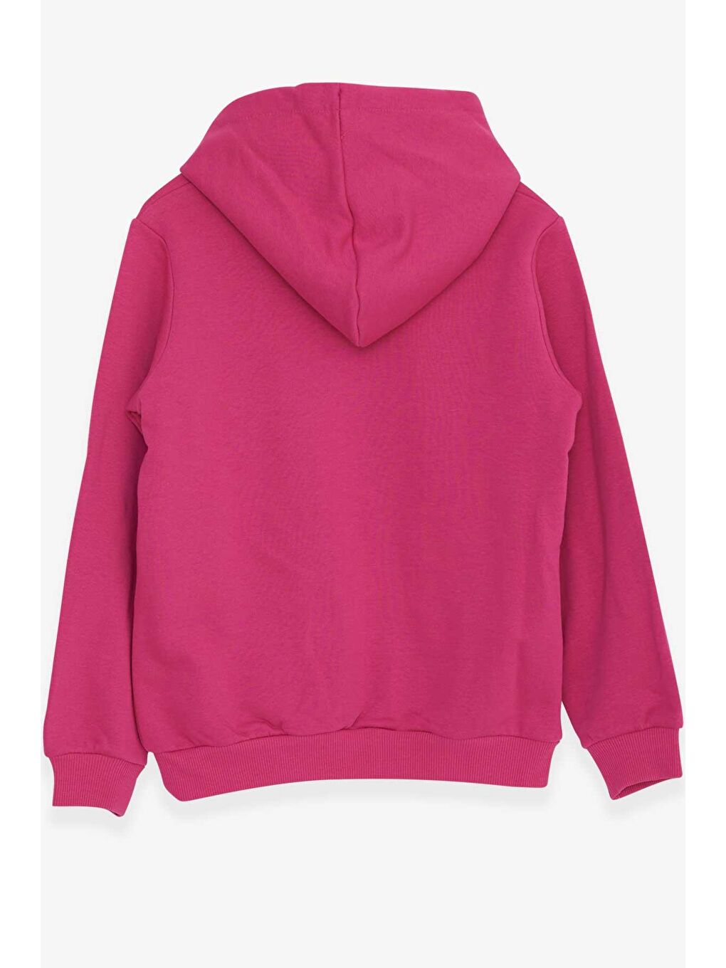 Kız Çocuk Sweatshirt Kelebek Baskılı Fuşya (7-9 Yaş)-3