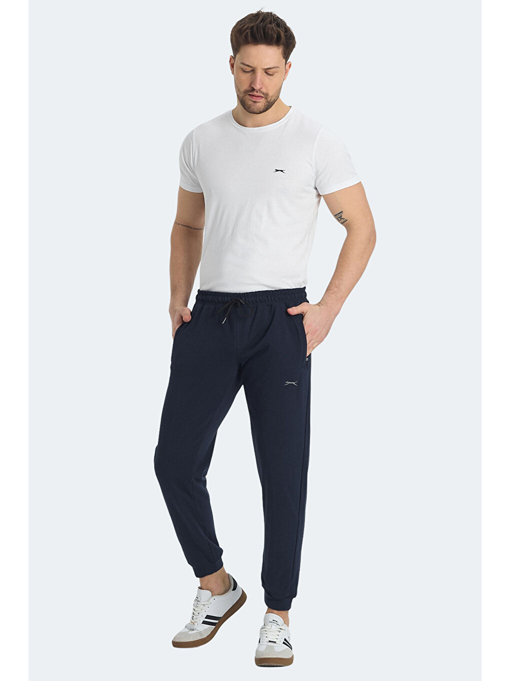 KISHA IN Erkek Cepli Dar Paça Lacivert Eşofman Altı-3