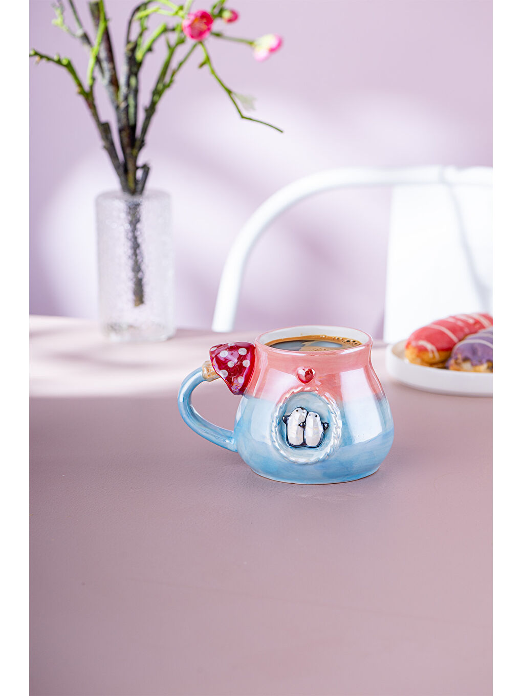 Mavi Penguen Kupa 400 ML Pembe