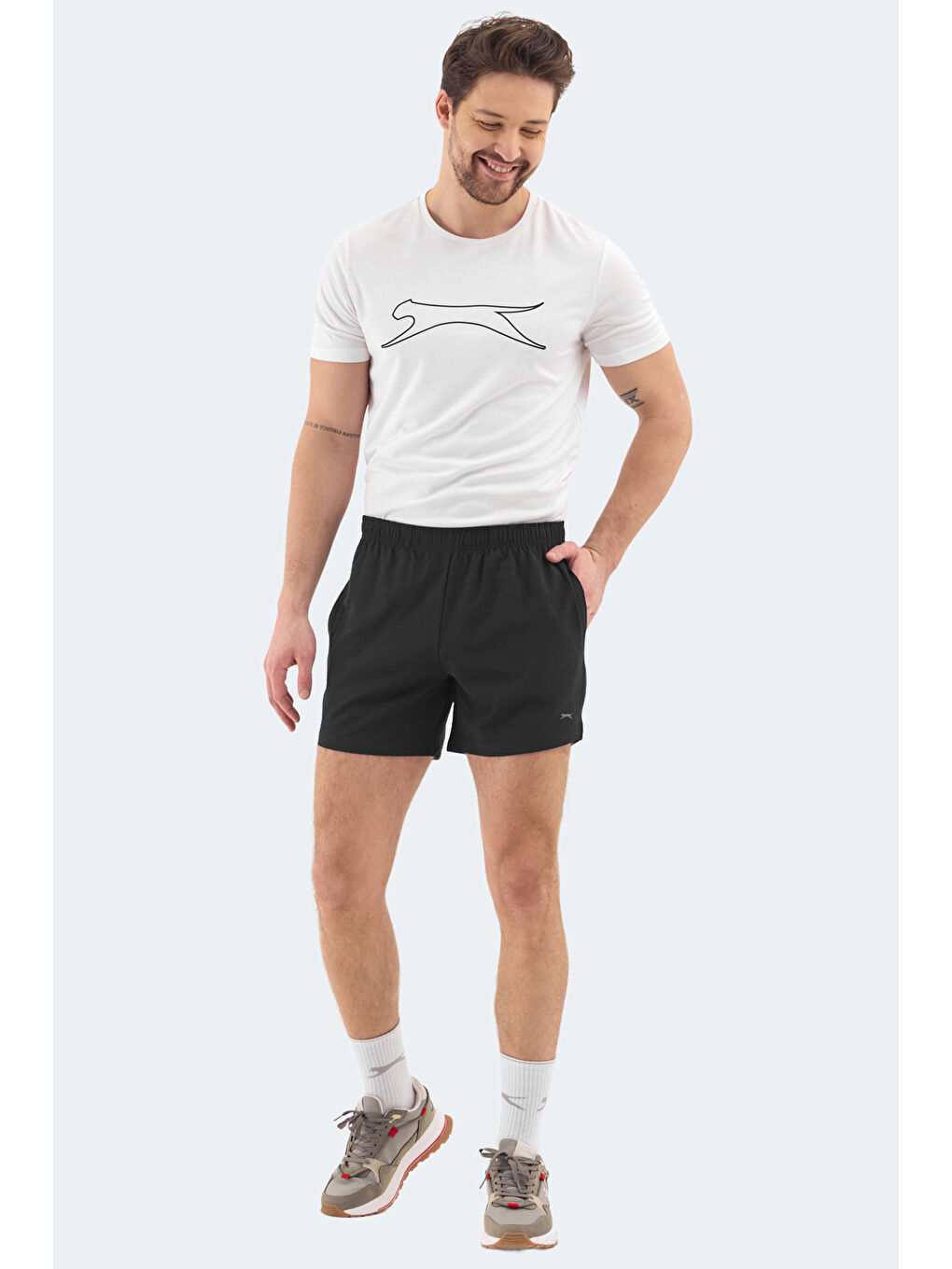 ROMANO Erkek Cepli Fıtness Lacivert Şort-6