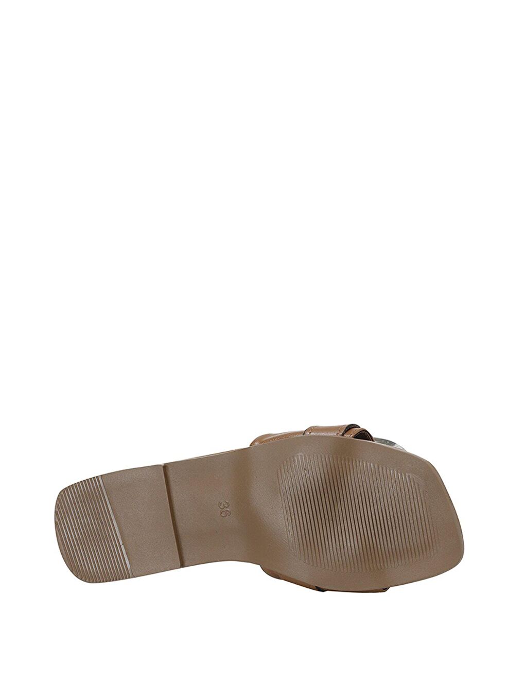 Kahverengi JANE 2FX Taba Kadın Terlik-4