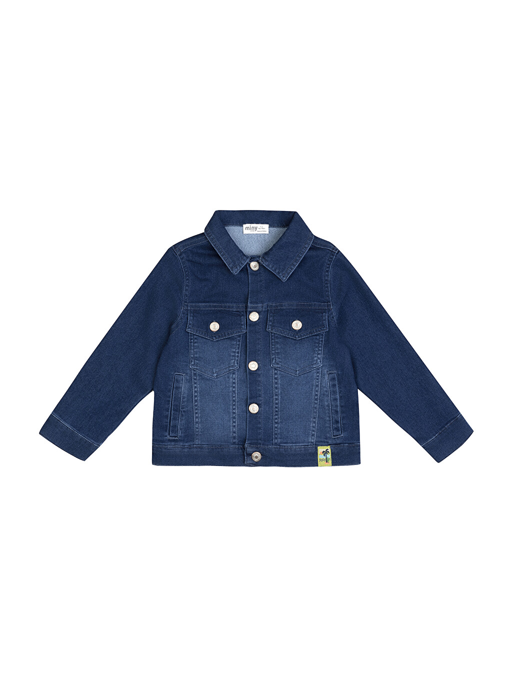 Erkek Çocuk Denim Ceket 2 Yaş-6 Yaş Koyu Mavi-1