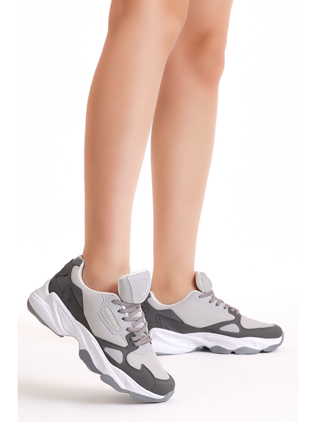 Gri Unisex Füme Spor Ayakkabı Zhr