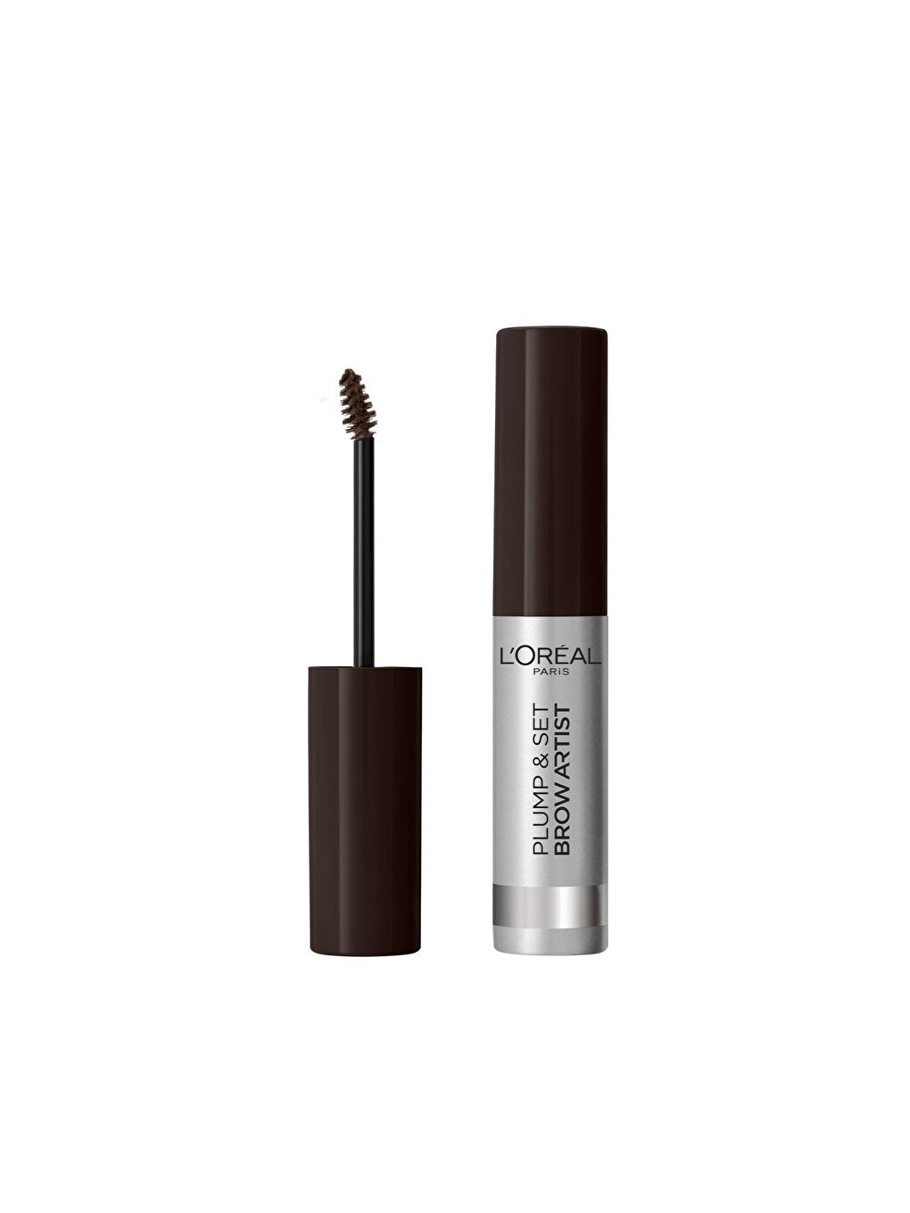 L'Oreal Paris Siyah Brow Artist Plump&Set Renkli Kaş Sabitleyici Maskara - 109 Ebony