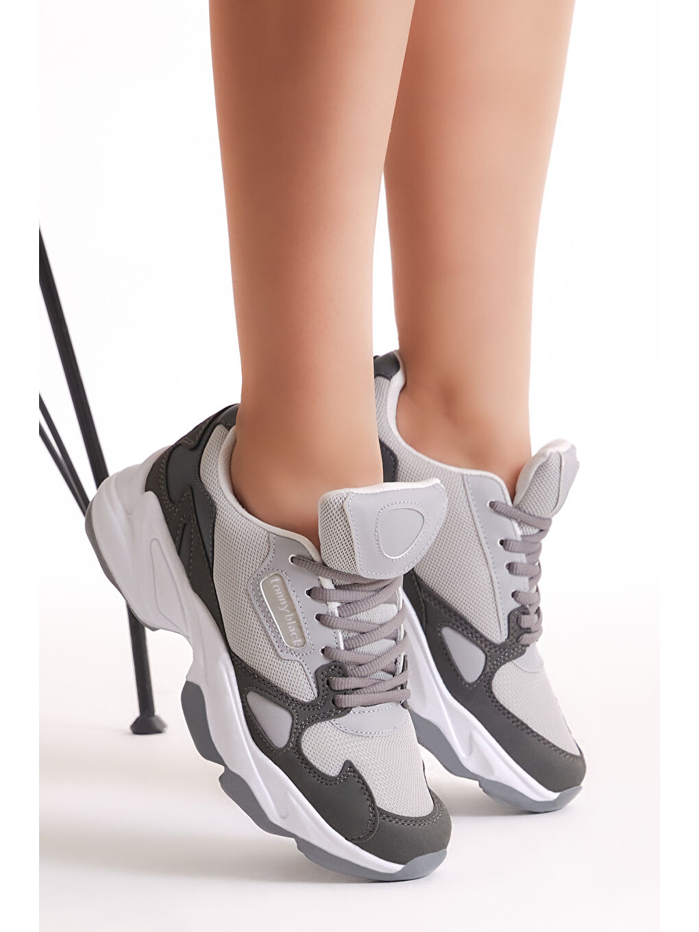 Gri Unisex Füme Spor Ayakkabı Zhr-2