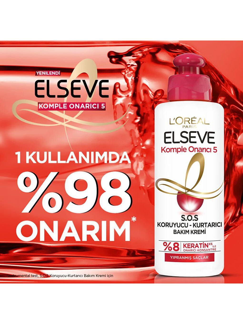 L'Oreal Paris Şeffaf Komple Onarıcı 5 S.O.S Koruyucu - Kurtarıcı Bakım Kremi (200 ml) - 8