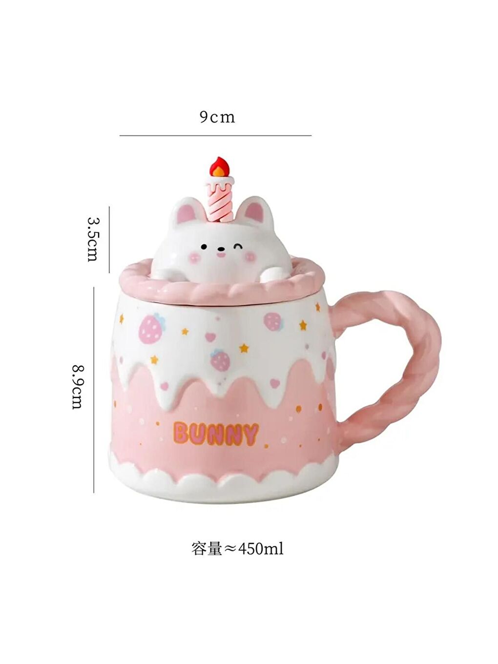 Karışık Pasta Kedi Temalı Seramik Kupa-4