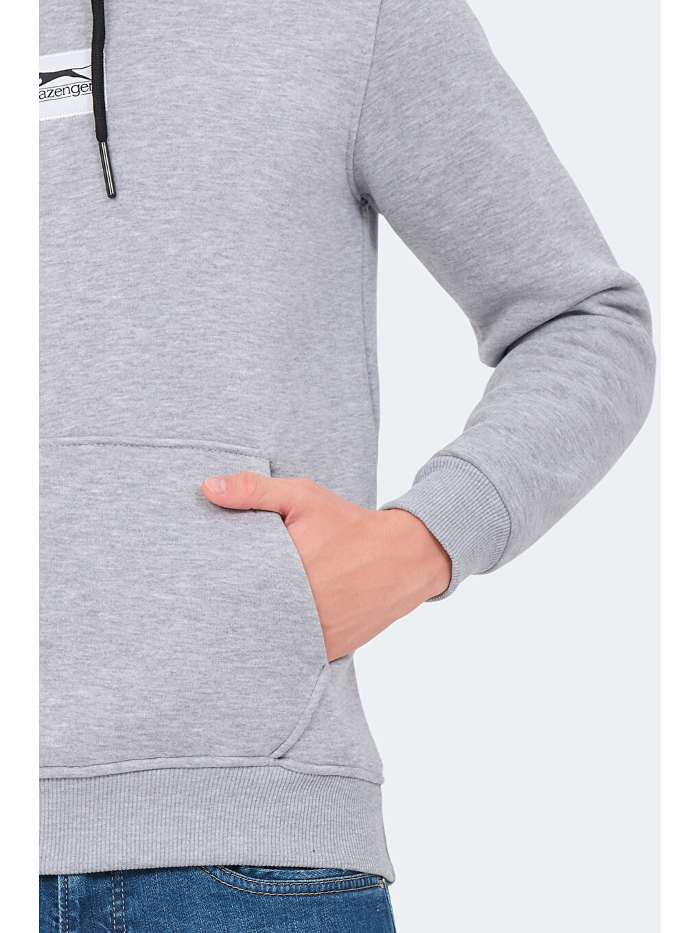 OPHIR I  Erkek Hoodie Gri-5