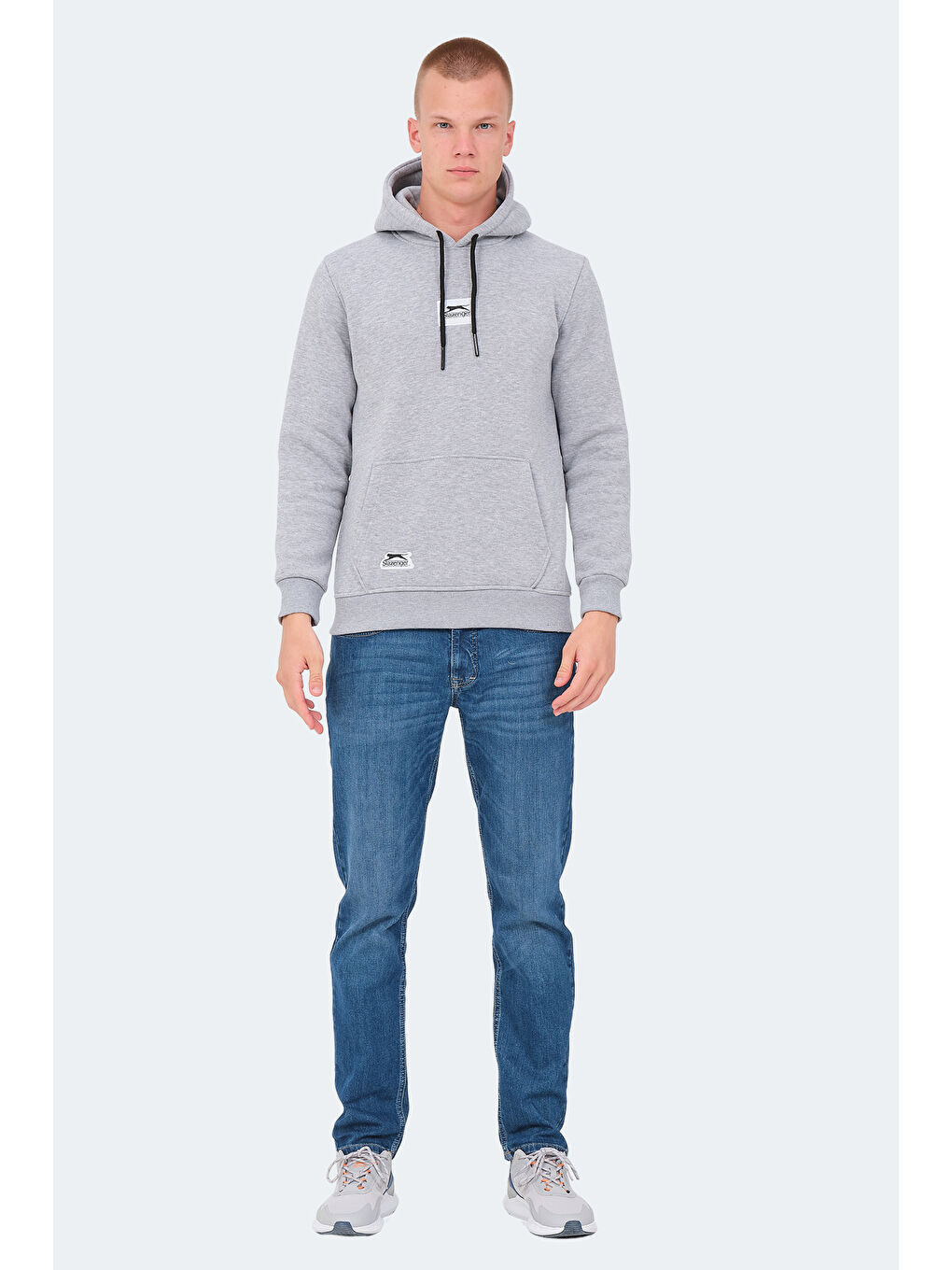 OPHIR I  Erkek Hoodie Gri-6