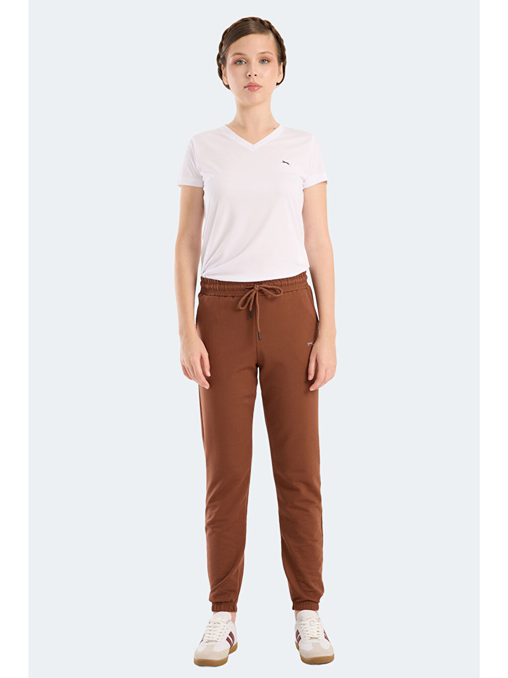 Kahverengi ICERON I Kadın Kahve Eşofman Altı-6