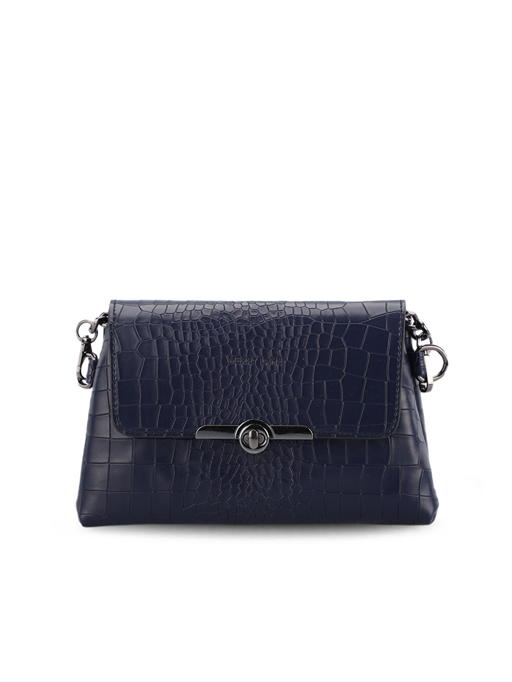 TORINO KROKO Kadın Lacivert Omuz Çantası