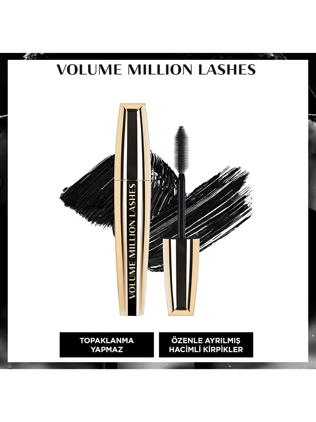 L'Oreal Paris Siyah Volume Million Lashes Maskara