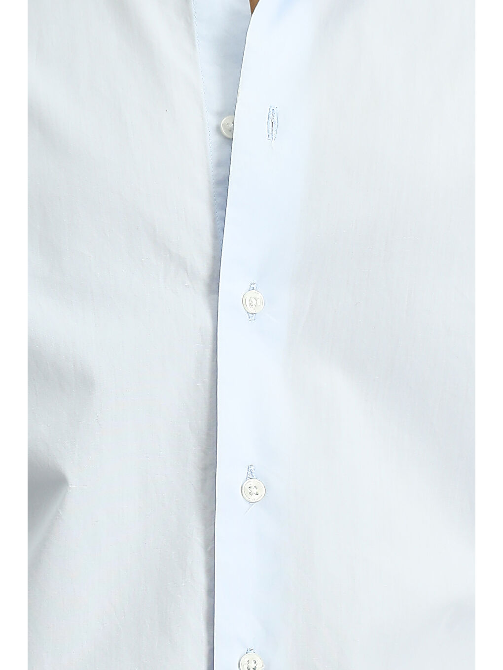 Mavi Uzun Kol Regular Fit Düğmeli Yaka Pamuk Gömlek-5