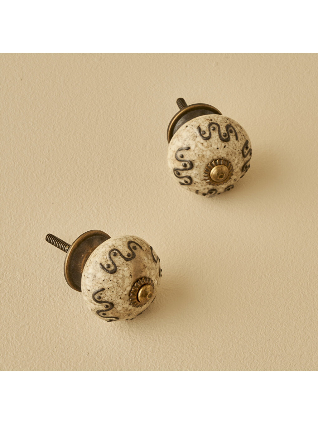 Ekru İzzy Kulp 4'lü Krem (6,5x4x4 cm)-3