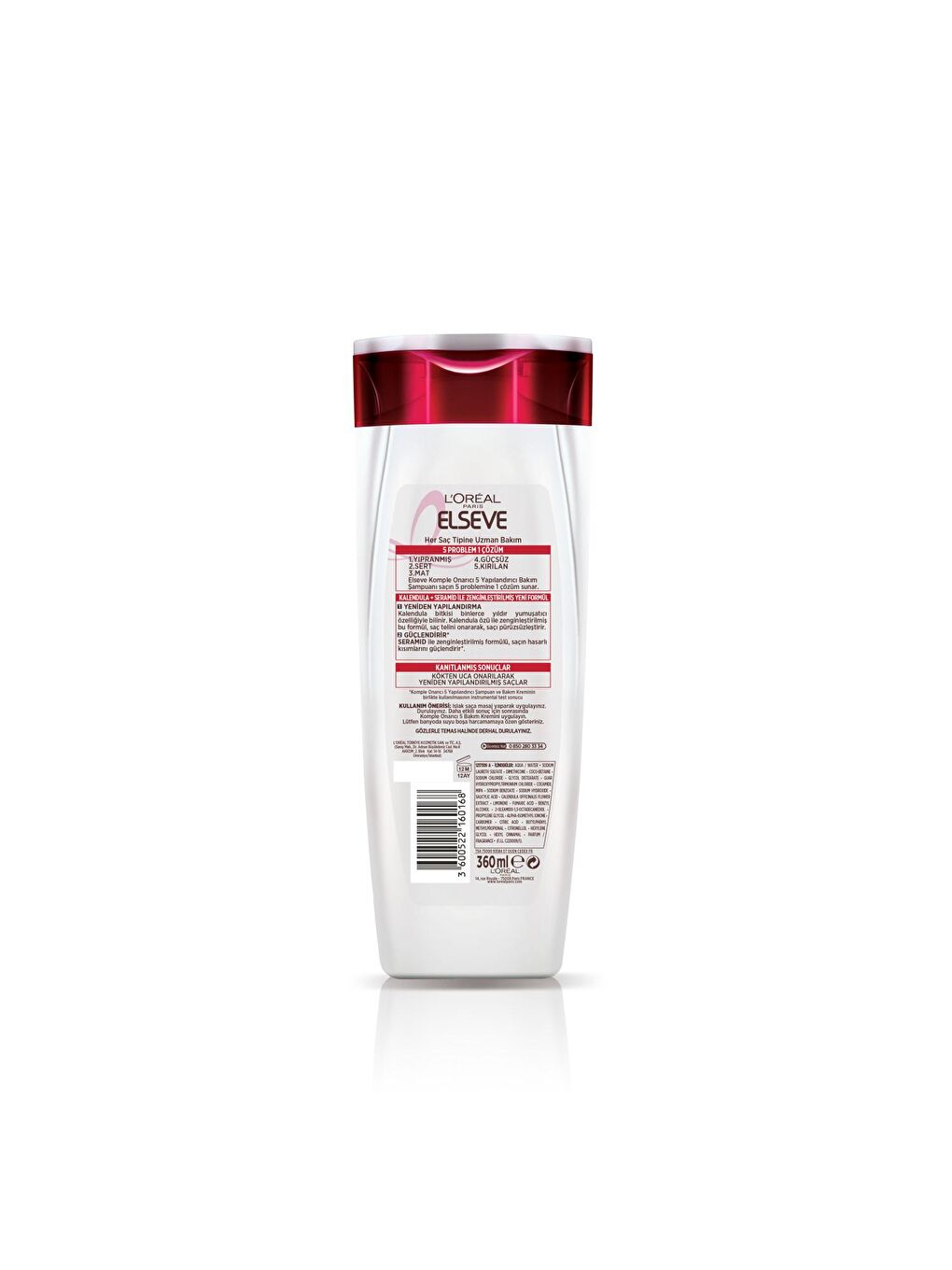 L'Oreal Paris Şeffaf Komple Onarıcı 5 Yapılandırıcı Bakım Şampuanı (360 ml) - 6