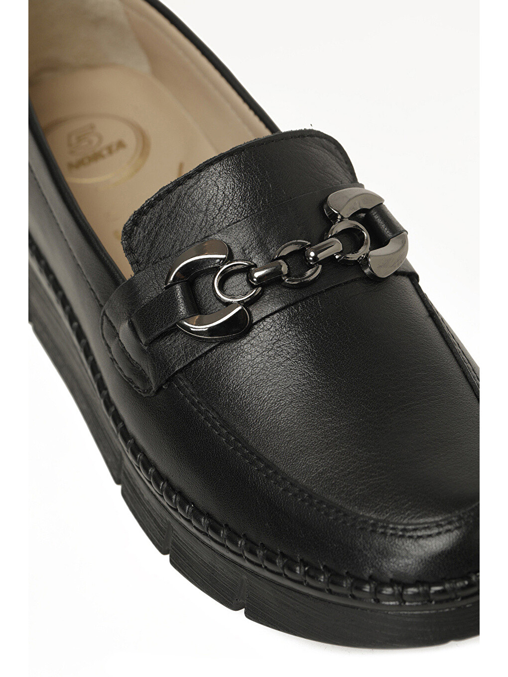 105701.z6fx Siyah Kadın Loafer-6
