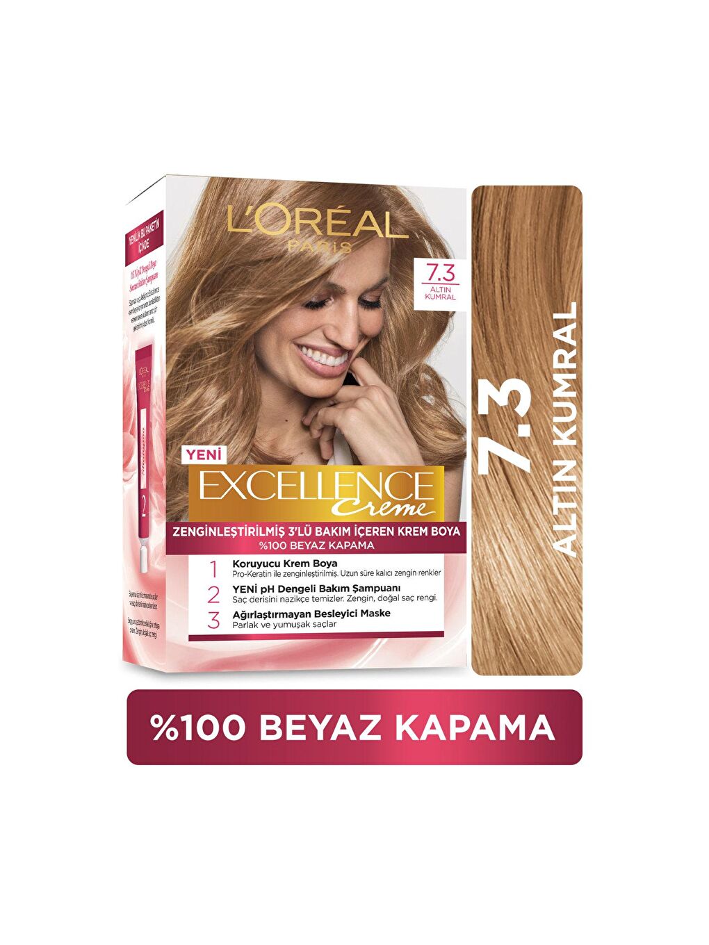 L'Oreal Paris Nude Saç Boyası 7.3 Altın Kumral