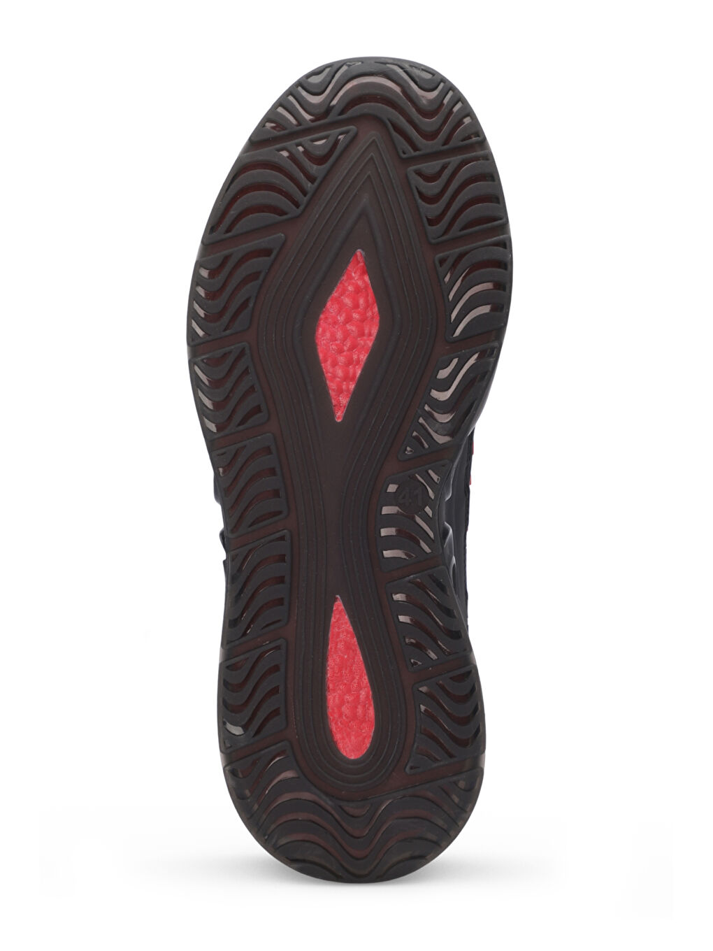 ZIGOR Erkek Siyah / Kırmızı Koşu & Yürüyüş Spor Ayakkabısı-6