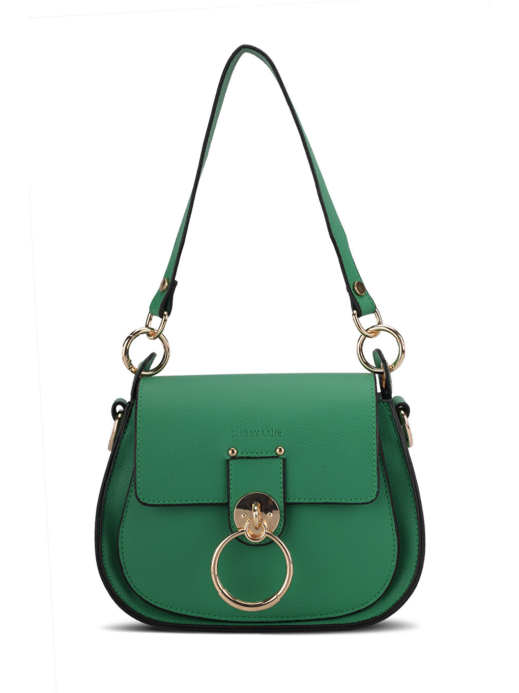 PRAG NATUREL Kadın Yeşil Omuz Çantası