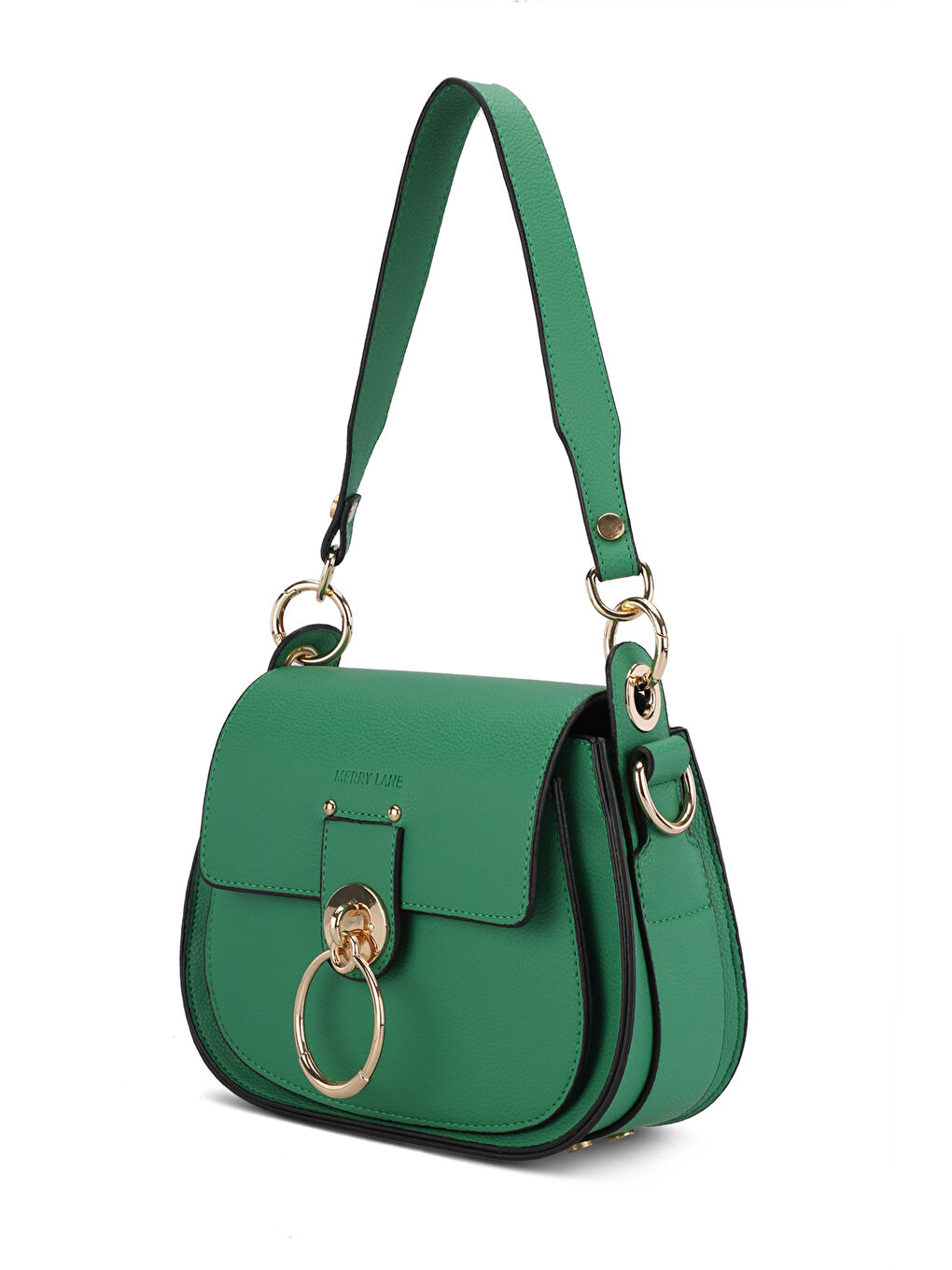 PRAG NATUREL Kadın Yeşil Omuz Çantası-1