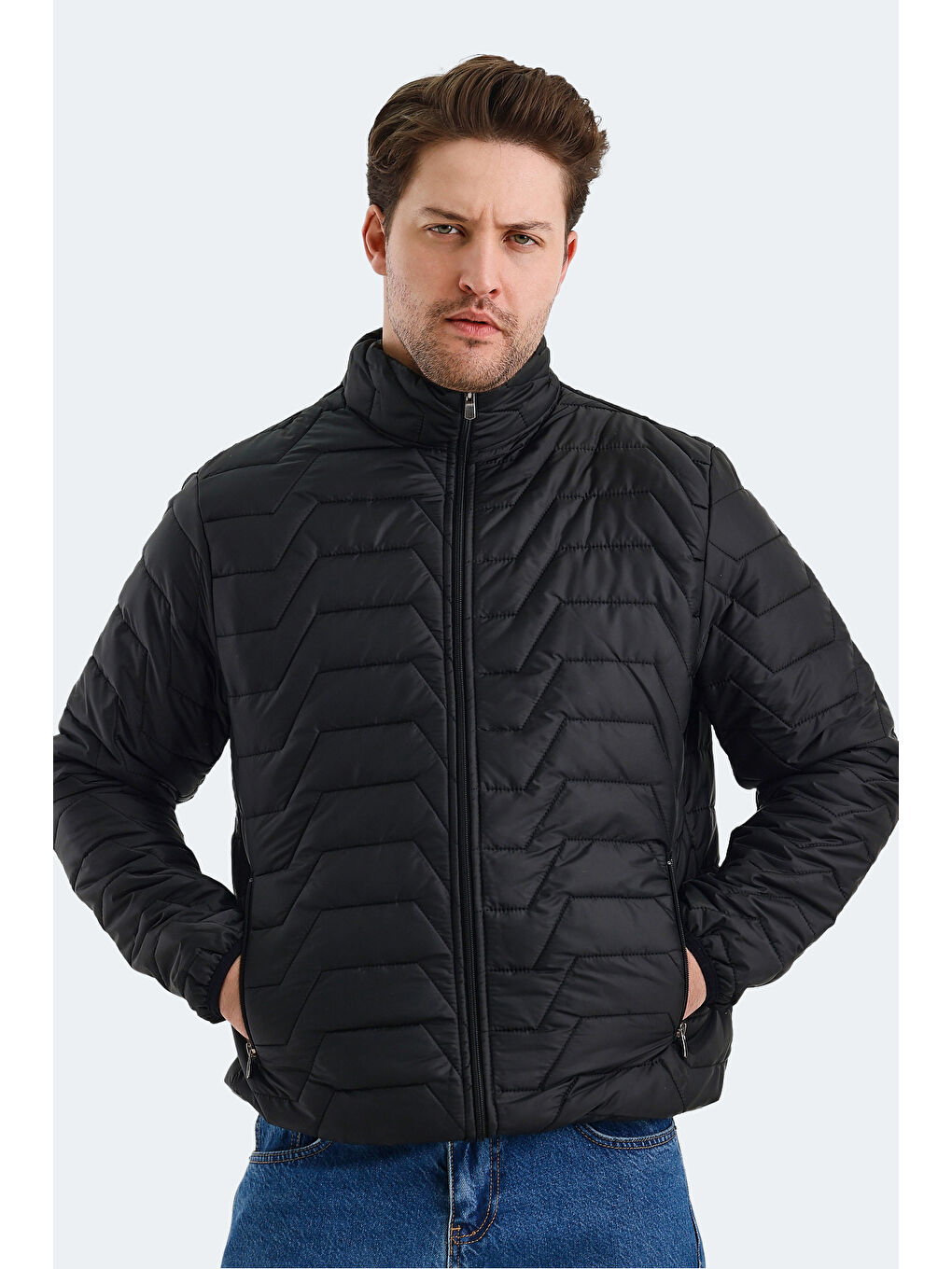 HENK Erkek  Kaban Siyah-5