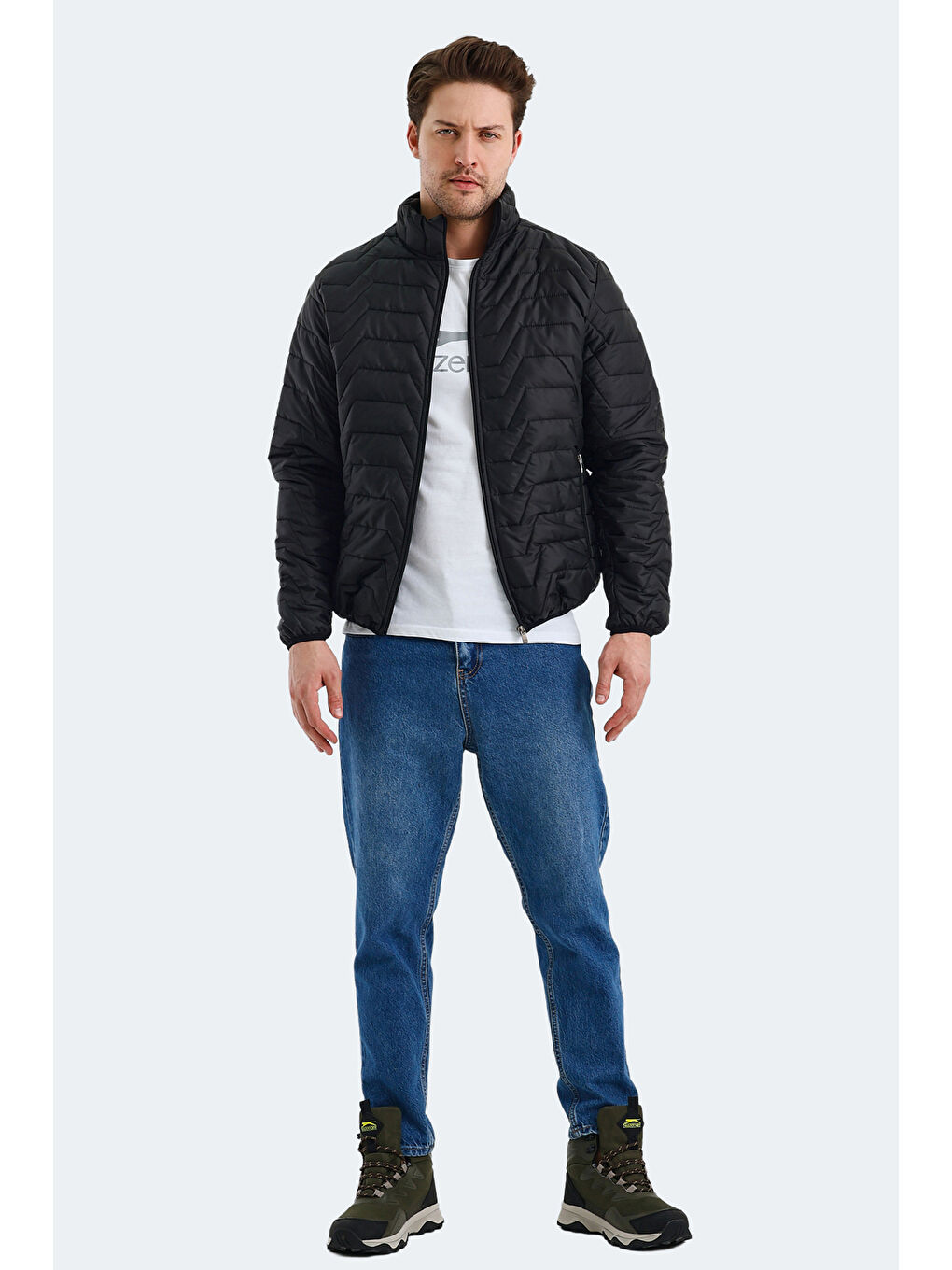 HENK Erkek  Kaban Siyah-6