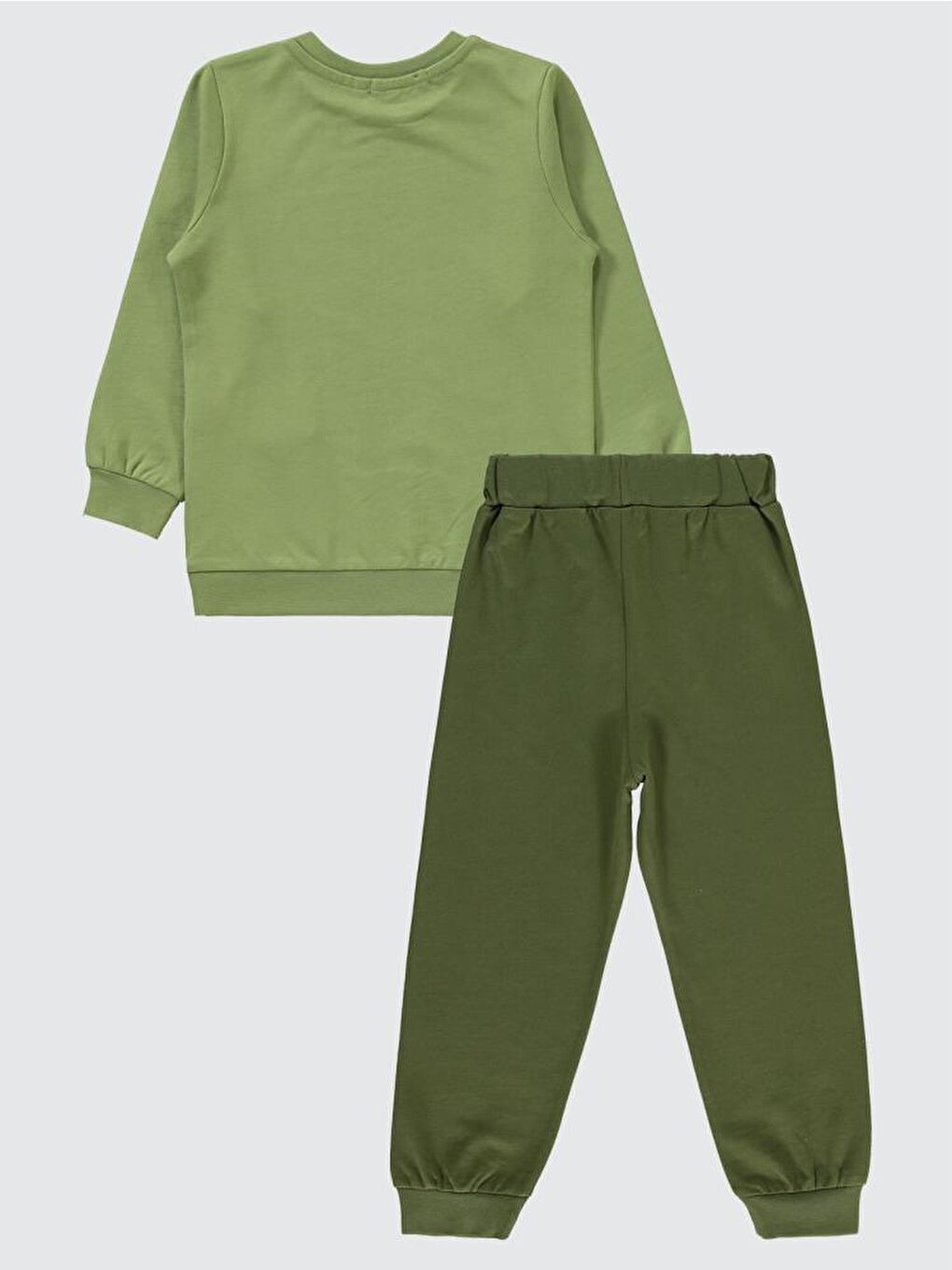 Boys Crazy Croco Baskılı 2-5 Yaş Eşofman Takımı - Haki 4-5 Yaş-1