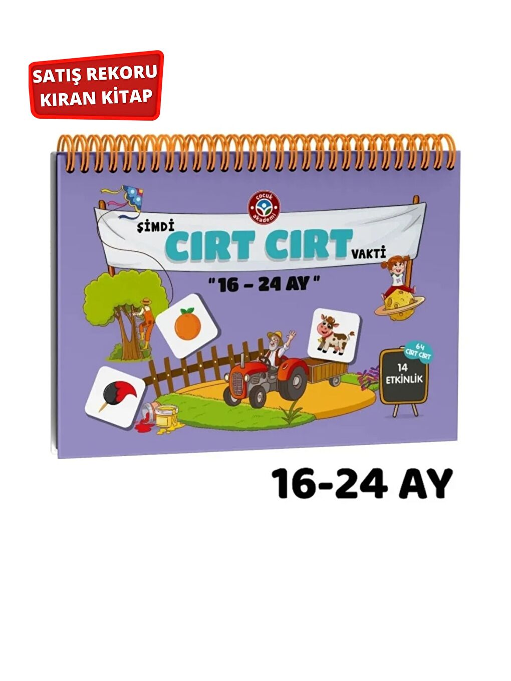 Cırtlı 16 24 Ay Etkinlik Kitabı