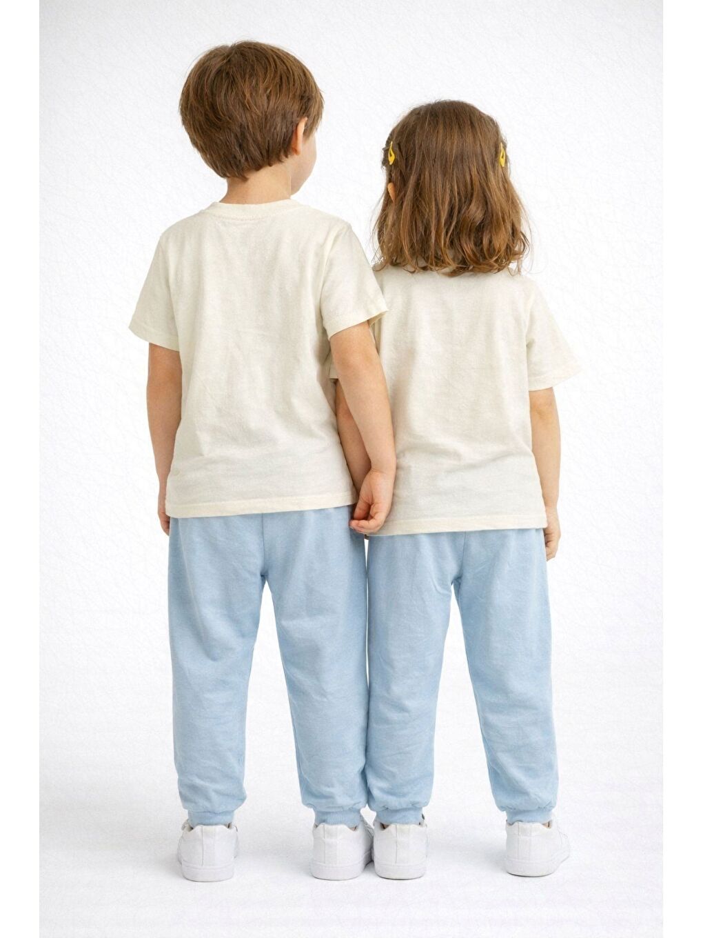 Mavi En Sevimli Figürleri Özel Kalemi ile BOYANABİLİR Çocuk Pijama Takımı (Yıkama Sonrası Leke Bırakmaz)-7